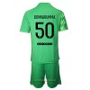 Maglia da Calcio Portiere Paris Saint Germain Gianluigi Donnarumma 50 Alternativa 2021-22 per Bambino